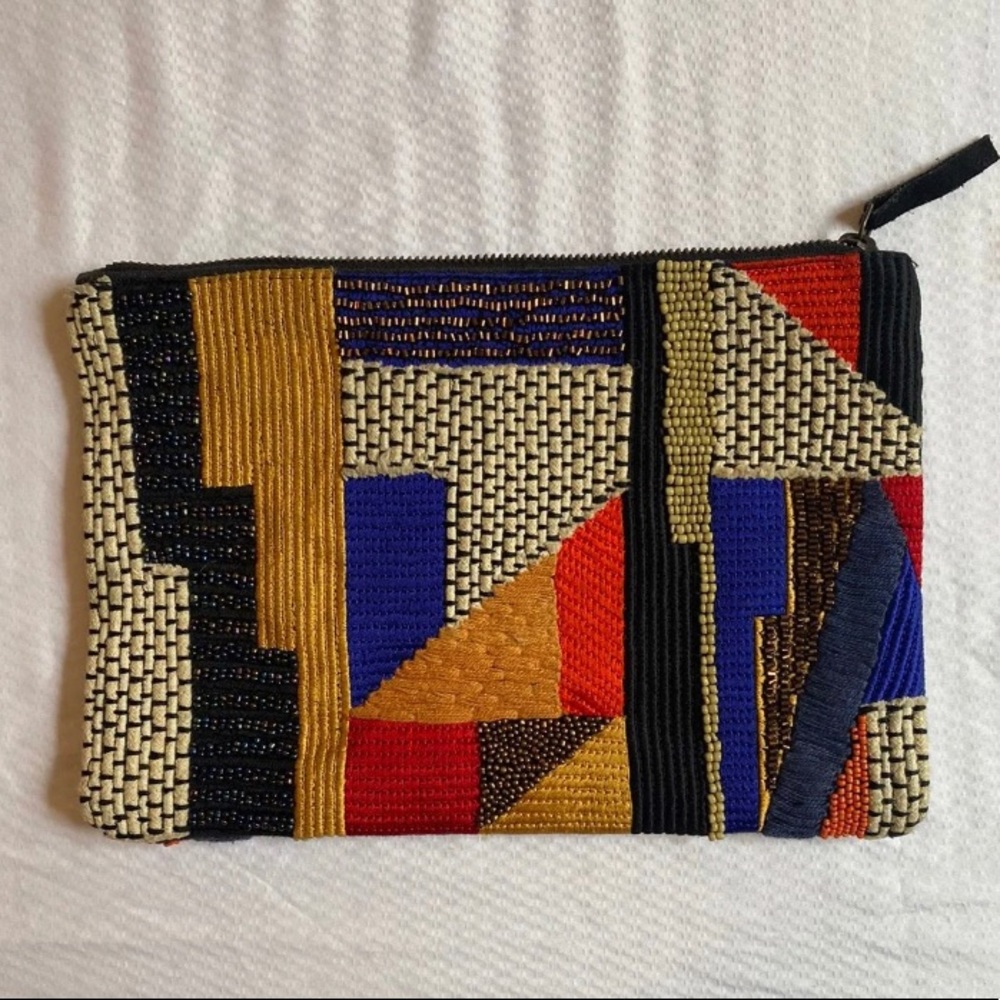 Jasper & Jeera Beaded Clutch